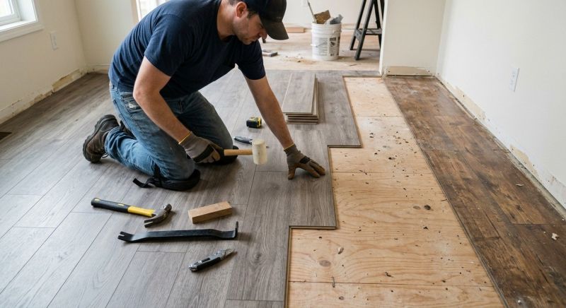 Laminate Floor Installation in Wilson County, TN