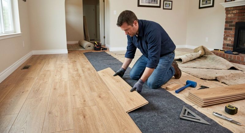 Laminate Floor Remodeling in Sumner County, TN