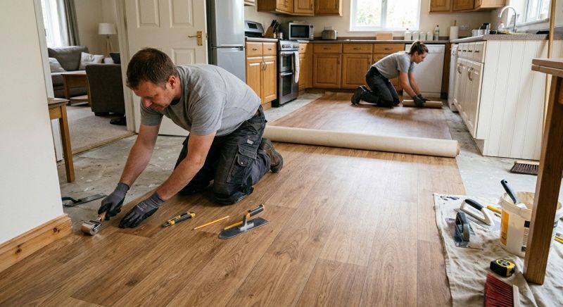 Linoleum Floor Installation in Sumner County, TN
