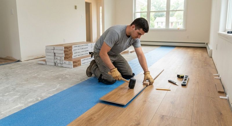 Lvt Flooring Installation in Portland, TN