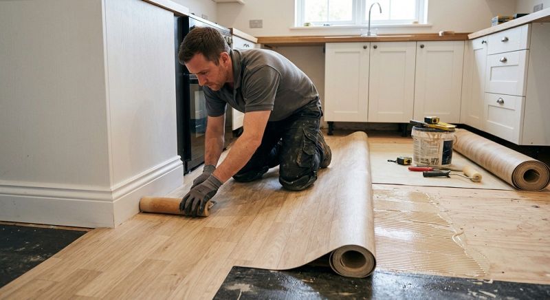 Sheet Linoleum Installation in Madison, TN